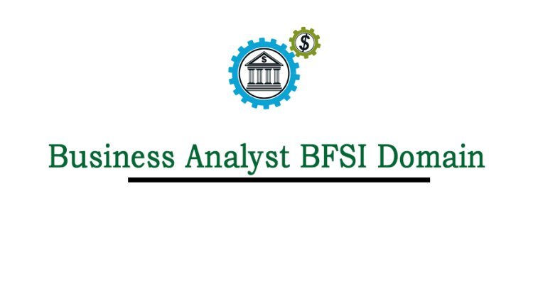 Business Analyst BFSI Domain Professional Certification & Training From India