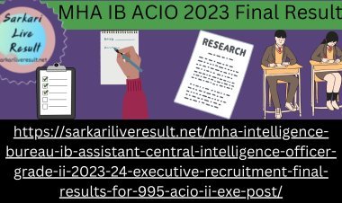 MHA IB ACIO 2023 Final Result: What to Expect
