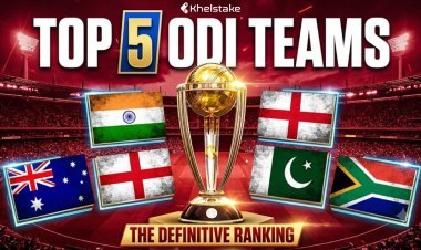 World's Top 5 ODI Cricket Teams as Per Official ICC Men's Rankings