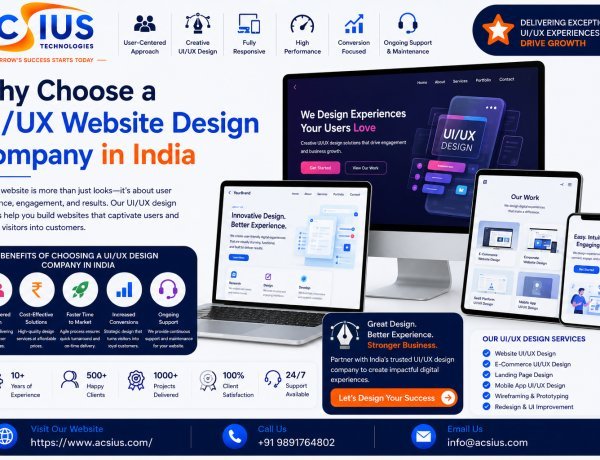 Why Choose a UI/UX Website Design Company in India