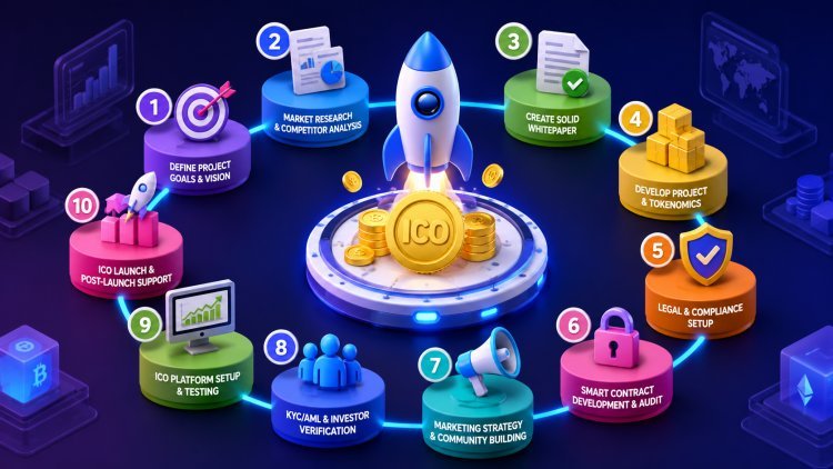 10 Essential Steps to Launch a Successful ICO Development Project