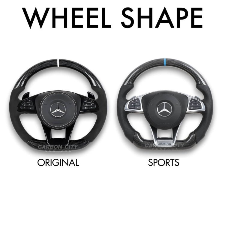 What Is the Difference Between a Standard Mercedes Steering Wheel and an AMG Performance Wheel?