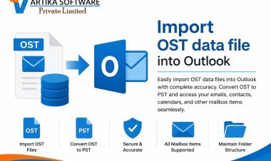 Import OST data file into Outlook
