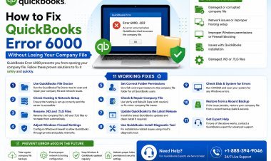 How to Fix QuickBooks Error 6000 Without Losing Your Company File