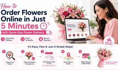 How to Order Flowers Online in Just 5 Minutes with Same-Day Flower Delivery