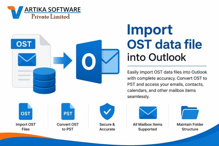 Import OST data file into Outlook