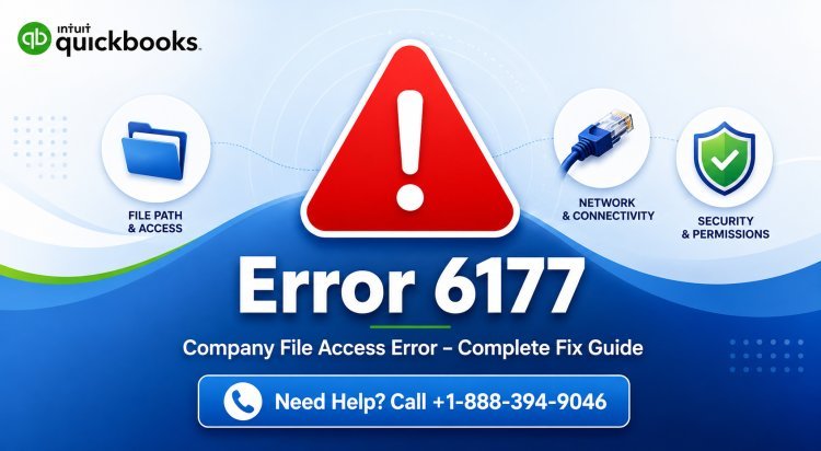 QuickBooks Error 6177: Complete Guide to Causes, Fixes & Prevention (2026)