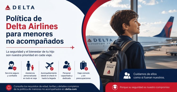 Política de Delta Airlines para menores no acompañados: Consejos para un viaje seguro