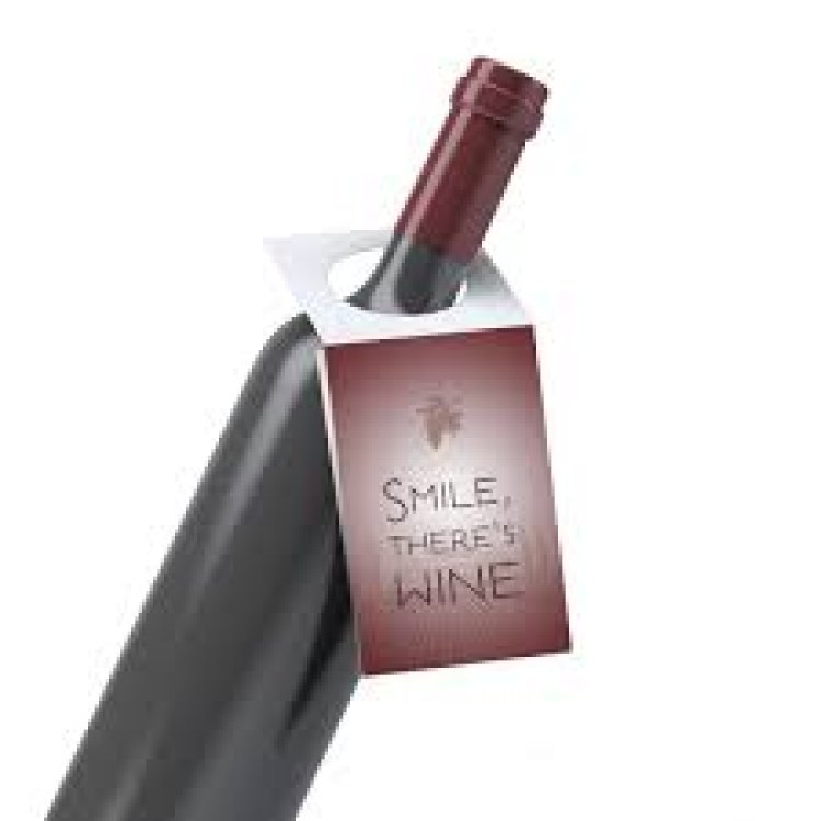 Custom Printed Bottle Neck Tags for Wine Bottles Branding