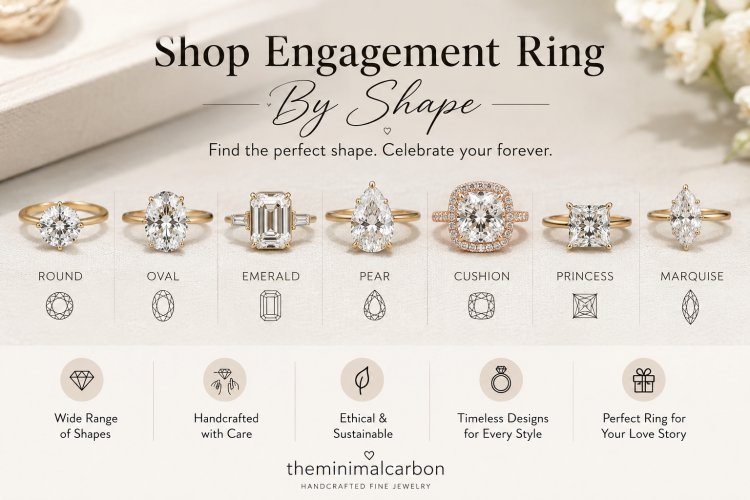 Shop Engagement Ring By Shape – Find the Perfect Diamond Shape for Your Love Story