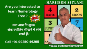 Hariesh Sitlanii Vaastu Consultant and Numerologist - Foundational Numerology Course