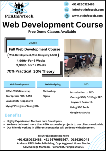 Web Design & Development Course